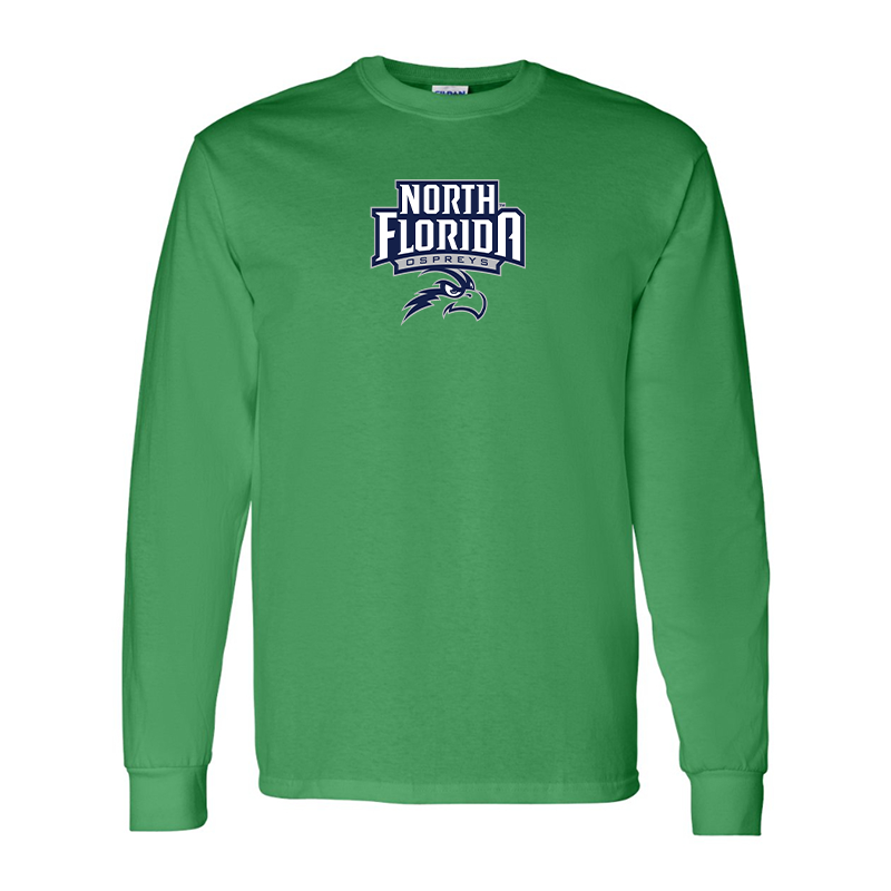 Men's  UNF Ospreys  Gildan Heavy Cotton Long Sleeve T-Shirt